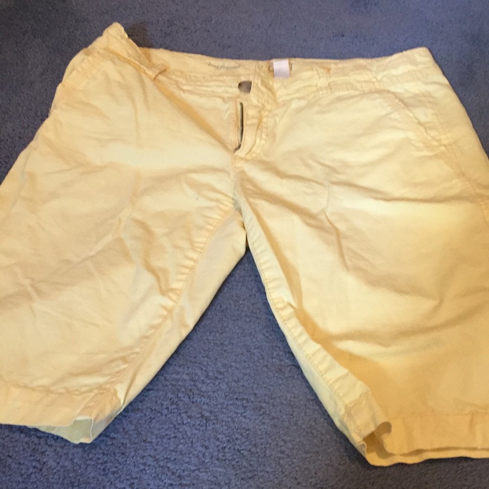 Loft yellow shorts